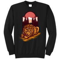 Lion Eating Sweatshirt