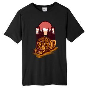 Lion Eating Tall Fusion ChromaSoft Performance T-Shirt