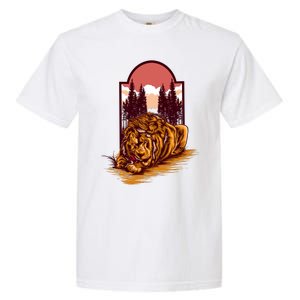 Lion Eating Garment-Dyed Heavyweight T-Shirt