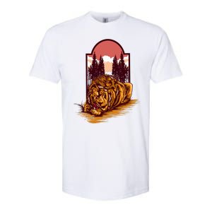 Lion Eating Softstyle CVC T-Shirt