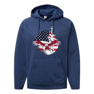 Liberty Eagle Performance Fleece Hoodie