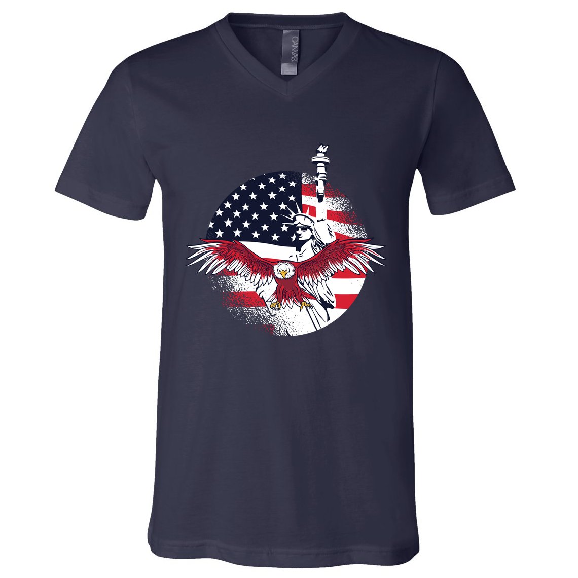 Liberty Eagle V-Neck T-Shirt