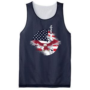 Liberty Eagle Mesh Reversible Basketball Jersey Tank