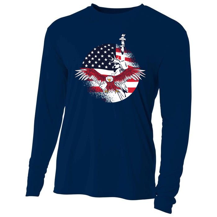 Liberty Eagle Cooling Performance Long Sleeve Crew