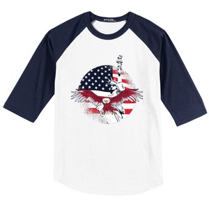 Liberty Eagle Baseball Sleeve Shirt