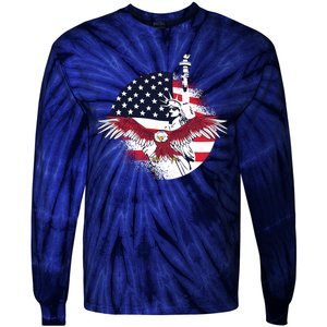 Liberty Eagle Tie-Dye Long Sleeve Shirt