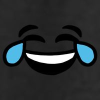 Laugh Emoji 7 Panel Mesh Trucker Snapback Hat