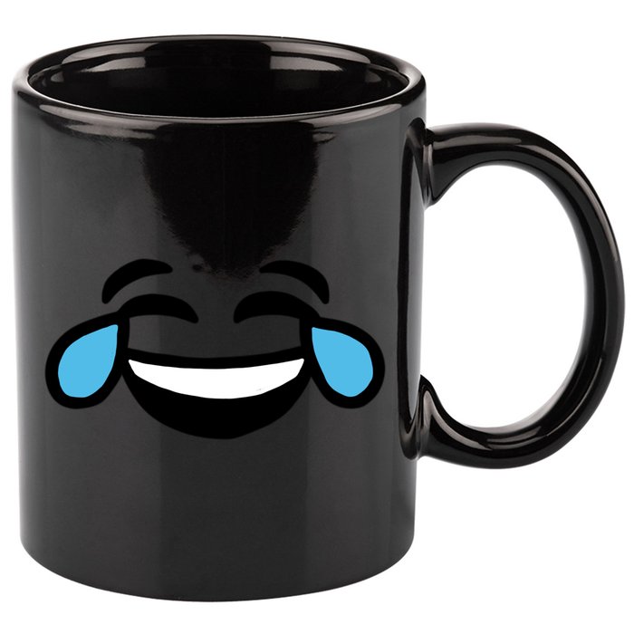 Laugh Emoji 11oz C Handle Ceramic Mug