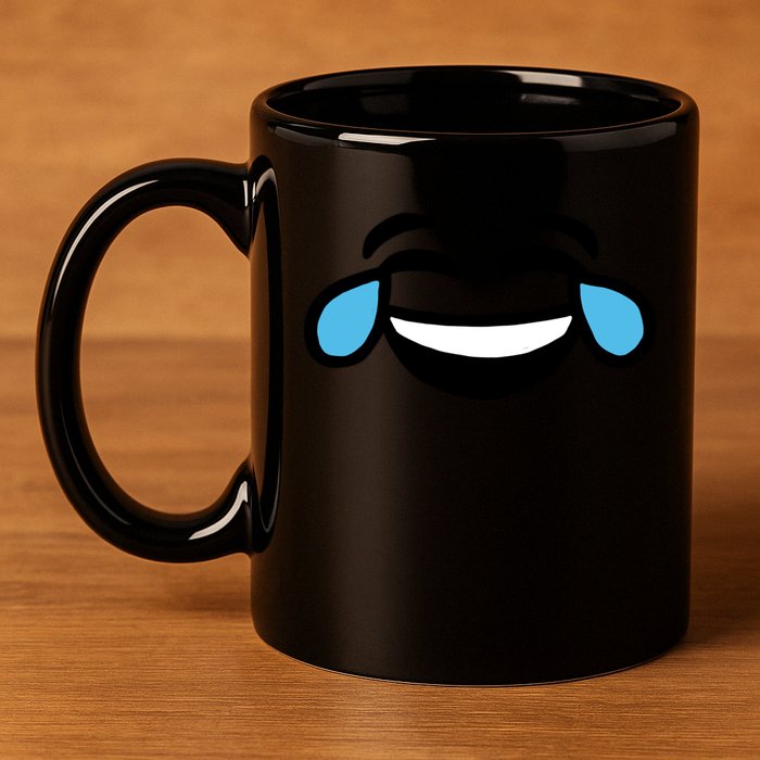 Laugh Emoji 11oz C Handle Ceramic Mug