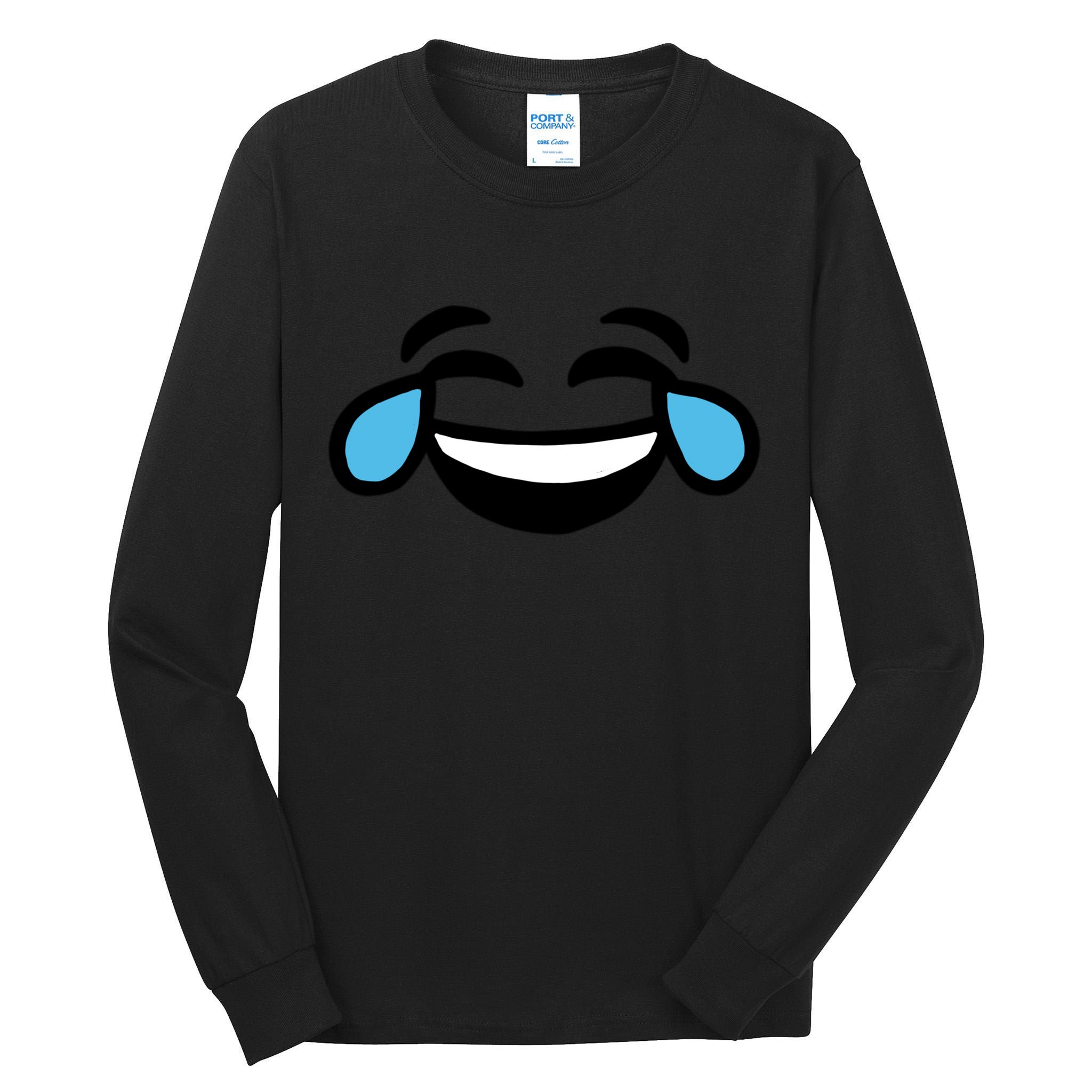 Laugh Emoji Tall Long Sleeve T-Shirt