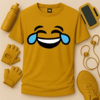 Laugh Emoji Cooling Performance Crew T-Shirt