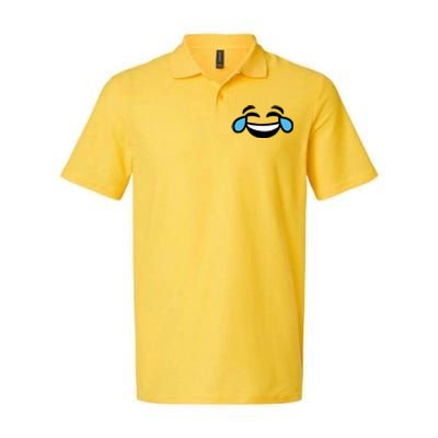 Laugh Emoji Softstyle Adult Sport Polo