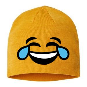 Laugh Emoji Sustainable Beanie