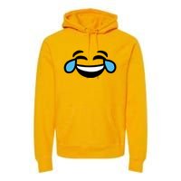 Laugh Emoji Premium Hoodie