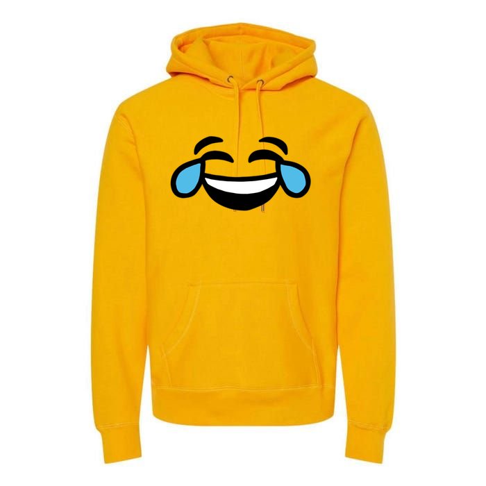 Laugh Emoji Premium Hoodie