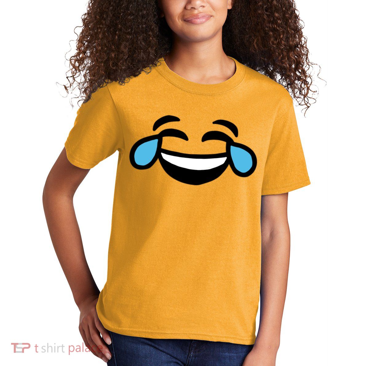 Laugh Emoji Kids T-Shirt