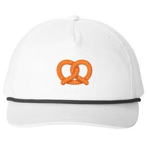 Live Everyday Like It's Pretzel Day Snapback Five-Panel Rope Hat