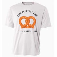 Live Everyday Like It's Pretzel Day Cooling Performance Crew T-Shirt