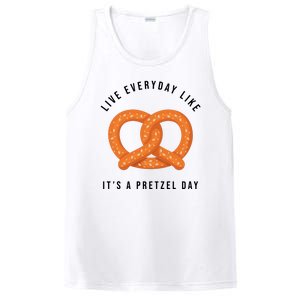 Live Everyday Like It's Pretzel Day PosiCharge Competitor Tank