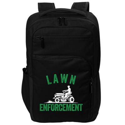 Lawn Enforcement Lawn Aficionado Lawn Care Lover Lawn Pride Lawncare Yardwork Impact Tech Backpack