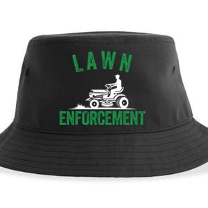 Lawn Enforcement Lawn Aficionado Lawn Care Lover Lawn Pride Lawncare Yardwork Sustainable Bucket Hat