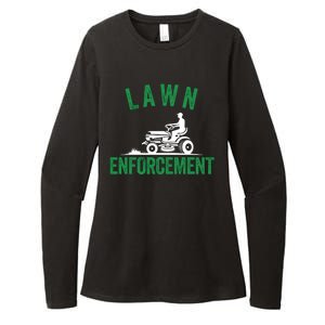 Lawn Enforcement Lawn Aficionado Lawn Care Lover Lawn Pride Lawncare Yardwork Womens CVC Long Sleeve Shirt