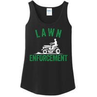 Lawn Enforcement Lawn Aficionado Lawn Care Lover Lawn Pride Lawncare Yardwork Ladies Essential Tank