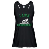 Lawn Enforcement Lawn Aficionado Lawn Care Lover Lawn Pride Lawncare Yardwork Ladies Essential Flowy Tank