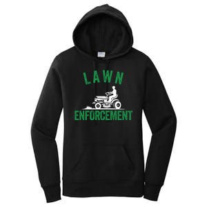 Lawn Enforcement Lawn Aficionado Lawn Care Lover Lawn Pride Lawncare Yardwork Women's Pullover Hoodie