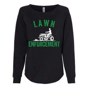 Lawn Enforcement Lawn Aficionado Lawn Care Lover Lawn Pride Lawncare Yardwork Womens California Wash Sweatshirt