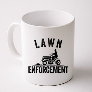 Lawn Enforcement Lawn Aficionado Yardwork Lawn Care Lover Lawn Pride Lawncare Coffee Mug