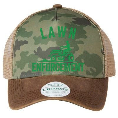 Lawn Enforcement Lawn Aficionado Lawncare Yardwork Lawn Care Lover Lawn Pride Legacy Tie Dye Trucker Hat