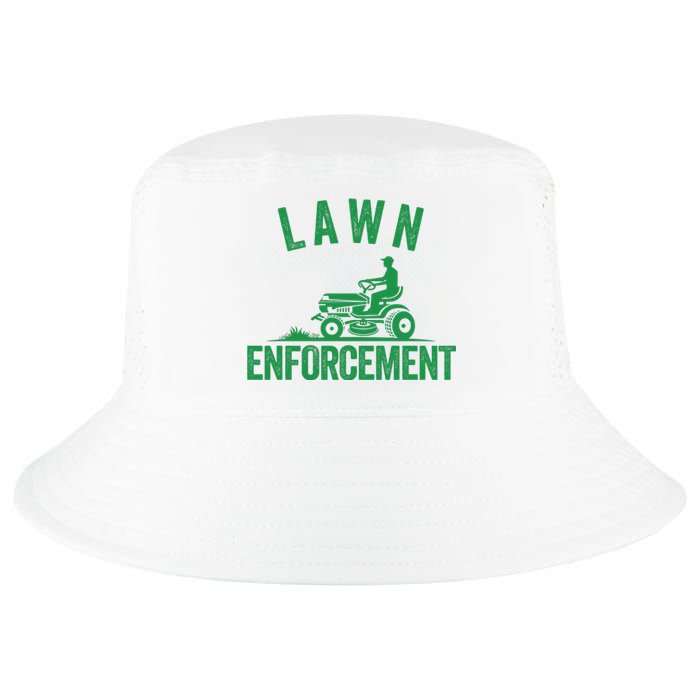 Lawn Enforcement Lawn Aficionado Lawncare Yardwork Lawn Care Lover Lawn Pride Cool Comfort Performance Bucket Hat