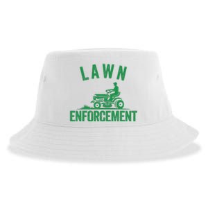 Lawn Enforcement Lawn Aficionado Lawncare Yardwork Lawn Care Lover Lawn Pride Sustainable Bucket Hat