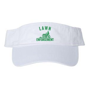 Lawn Enforcement Lawn Aficionado Lawncare Yardwork Lawn Care Lover Lawn Pride Valucap Bio-Washed Visor