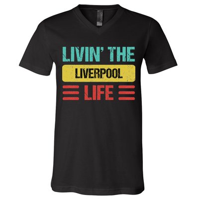 Liverpool England V-Neck T-Shirt