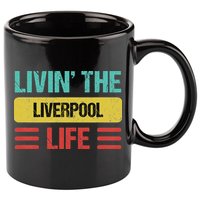 Liverpool England 11oz C Handle Ceramic Mug