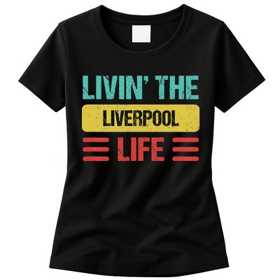 Liverpool England Womens T-Shirt