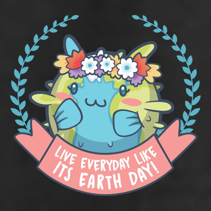 Live Everyday Like It's Earth Day Cute Adult Drive Performance Visor