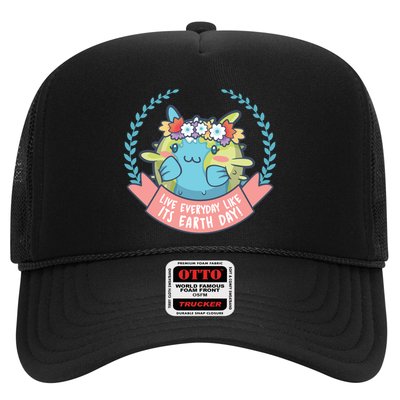 Live Everyday Like It's Earth Day Cute Trucker Hat