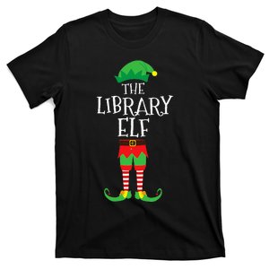 Library Elf Library Assistant Christmas Party Pajama T-Shirt