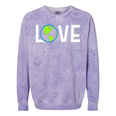 Love Earth Colorblast Crewneck Sweatshirt