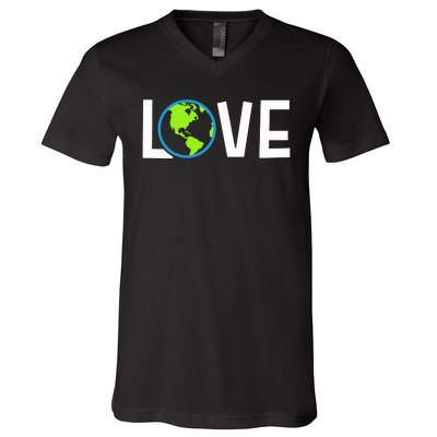 Love Earth V-Neck T-Shirt