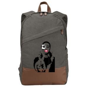 Little Edie Monsoon Drag Queen Race Cotton Canvas Backpack