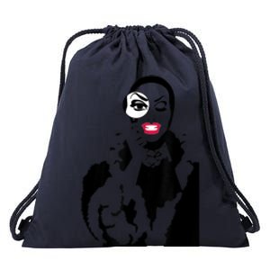 Little Edie Monsoon Drag Queen Race Drawstring Bag