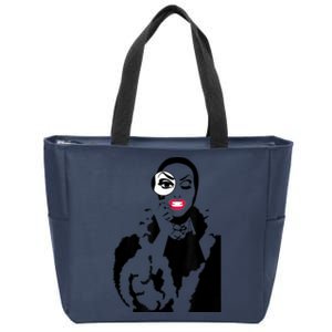 Little Edie Monsoon Drag Queen Race Zip Tote Bag