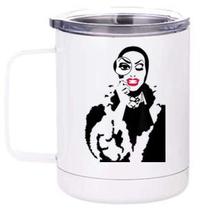 Little Edie Monsoon Drag Queen Race 12 oz Stainless Steel Tumbler Cup