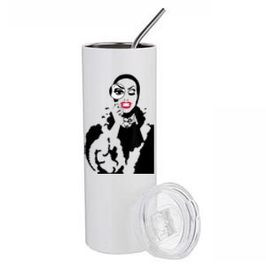 Little Edie Monsoon Drag Queen Race Stainless Steel Tumbler