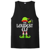 Loudest Elf Matching Family Group Christmas Party Xmas Funny PosiCharge Competitor Tank