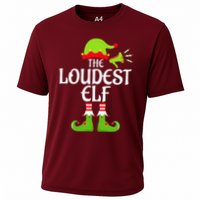 Loudest Elf Matching Family Group Christmas Party Xmas Funny Performance Shirt